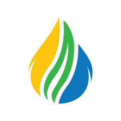 Obraz premium oil and gas fuel mining logo design