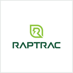 letter R logo electrical technology concept