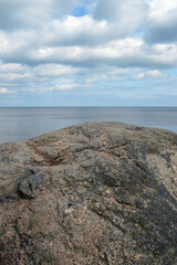 Large granite stone.