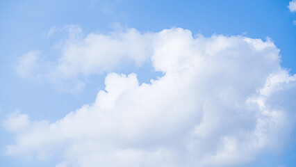 Fototapeta premium Sky Cloud Blue Background Paronama Web Cloudy summer Winter Season Day, Light Beauty Horizon Spring Brigth Gradient Calm Abstract Backdrop Air Nature View Wallpaper Landscape Cyan color Environment.