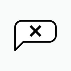 Obraz premium Delete Icon. Erase Symbol - Vector.