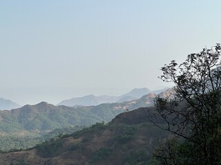 mountain landscape river riverbank