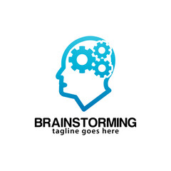 Creative Brainstorming logo design template