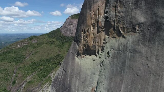 Aerial view of Pedra Azul (Blue Rock), Pedra Azul State Park - Domingos Martins, Esp&iacute;rito Santo, Brazil