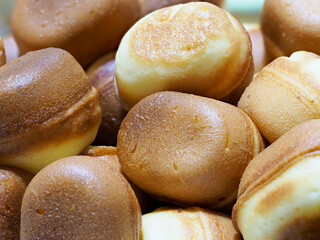 山積みのベビーカステラ