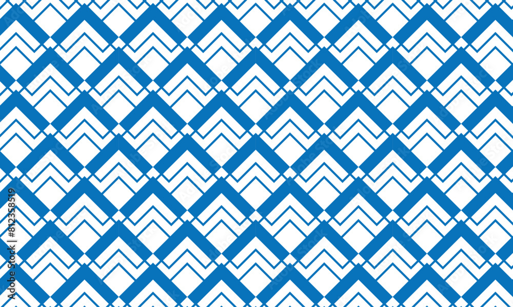 Poster abstract simple monochrome geometric blue pattern.