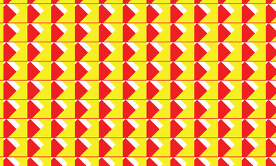 abstract simple geometric red yellow color shape stylish pattern.