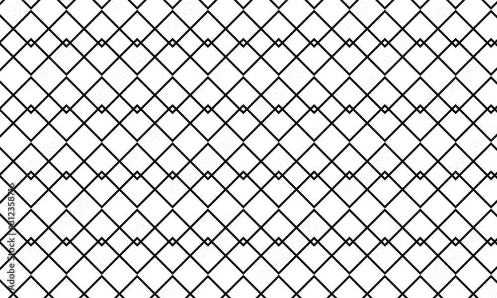 Poster abstract simple geometric black thin cross line pattern.