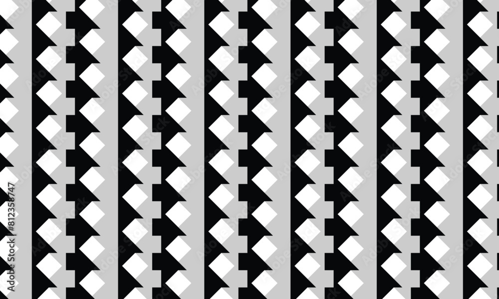 Poster abstract simple geometric black grey shape stylish pattern.