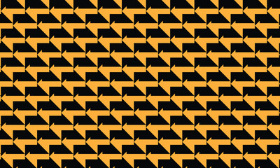 abstract simple geometric black orange shape stylish pattern.