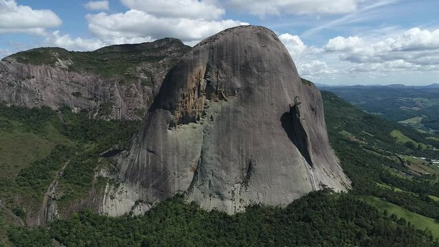 Aerial view of Pedra Azul (Blue Rock), Pedra Azul State Park - Domingos Martins, Esp&iacute;rito Santo, Brazil