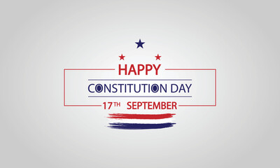 Text Art design for Constitution Day Festivities