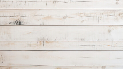 Distressed White Painted Wood Surface with Visible Grain