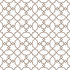 Seamless abstract geometric pattern in Islamic style