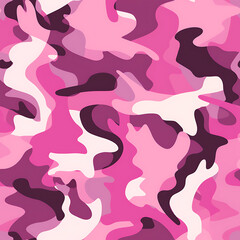 Pink camouflage digital art seamless pattern, the design for apply a variety of graphic works