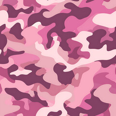 Pink camouflage digital art seamless pattern, the design for apply a variety of graphic works