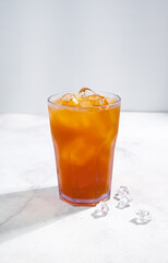 Iced Tea on white table