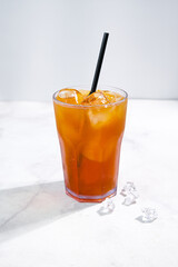 Iced Tea on white table