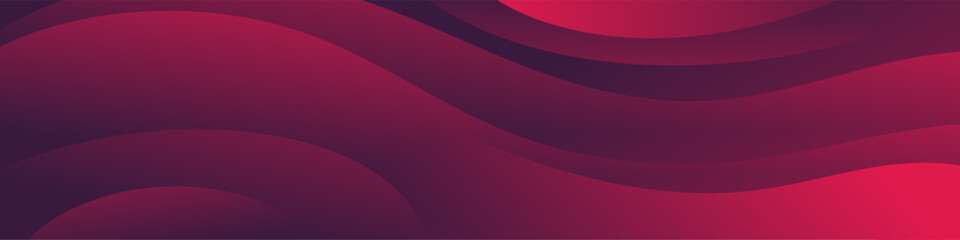 Create visual impact with the captivating dark red abstract gradient wave banner. Perfect for eye catching headers, promotional banners, and modern graphic elements with a dynamic edge