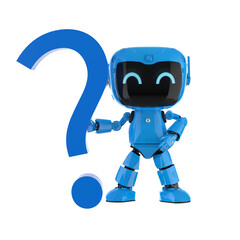 Personal assistant robot with question mark