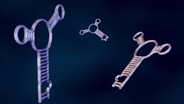 3d animation of Aptamers are single-stranded oligonucleotides that fold into defined architectures and bind to targets such as proteins
