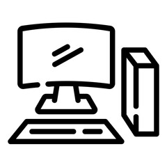 pc outline icon