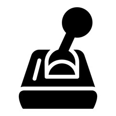 arcade stick glyph icon