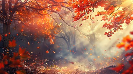 Obraz na płótnie Canvas Autumn Fall wallpaper