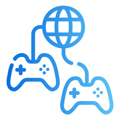 online gaming gradient icon