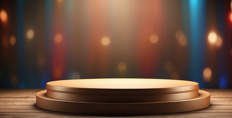 Podium Design product display podium 3d render