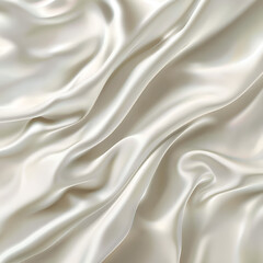 Obraz premium White silk fabric texture luxurious background