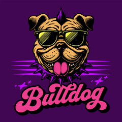 Bulldog Vector Art, Illustration and Graphic