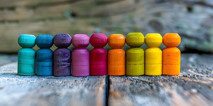 Colorful Wooden Blocks for Inclusive Design Assessment Toolkit