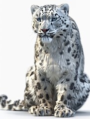 Obraz premium white bengal tiger