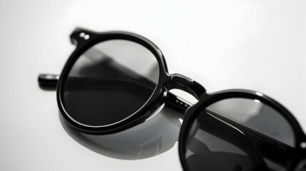 Professionally Photographed Vintage Sunglasses on Clean Minimalistic Background