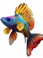Fototapeta premium fish isolated on white