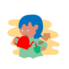 a person who pours coffee