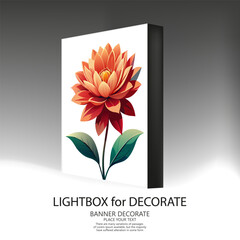 Template illuminate background for decorate