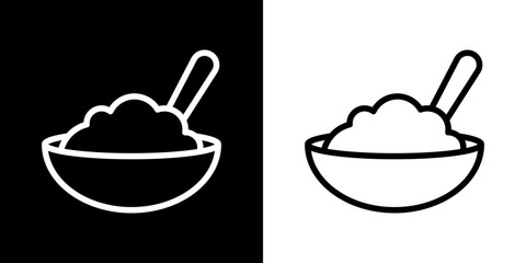 Cooking icon. Cook. Food icon. Cooking utensil icon. Kitchen tool icon. Black icon. Silhouette icon.
