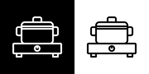 Cooking icon. Cook. Food icon. Cooking utensil icon. Kitchen tool icon. Black icon. Silhouette icon.
