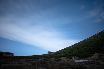 夜の山岳