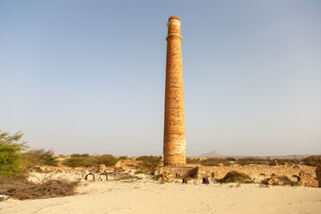 Ruins of an old factory, Praia de Chaves, Rabil, Boa Vista, Cape Verde