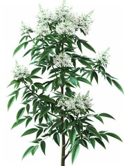 Naklejka premium plant isolated on white background