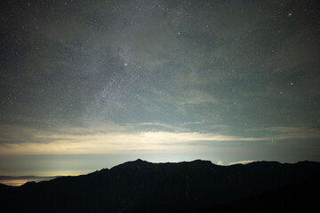 夜の山岳