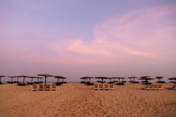 Sunrise on the beach Praia de Chaves, Boa Vista, Cape Verde 