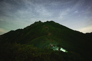 夜の山岳