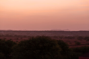 Sunrise in the mountains, Boa Vista, Cape Verde