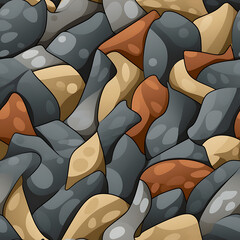 Fototapeta premium Stone seamless pattern, the beauty of design knows no bounds. Can be used as a variety of graphics resources