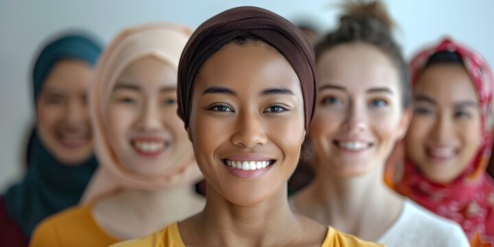 Diverse women in a magazine highlighting stories of immigrants and their contributions to society