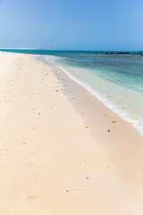 Beach Praia do Estoril and Atlantic Ocean, Sal Rei, Boa Vista, Cape Verde